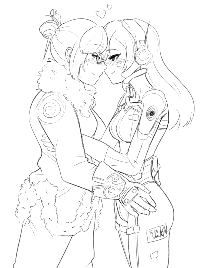 703x930 Love, D.va By Hiwonoafu