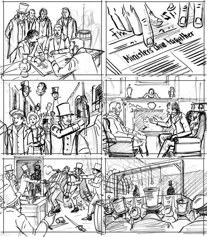 699x800 Marco Schaaf, Swiss Illustrator, Creates Sketches For Oxford