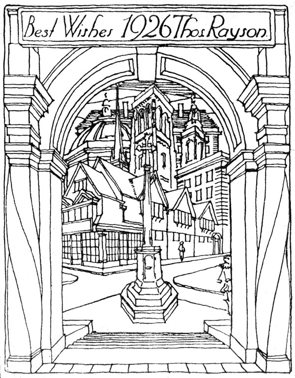 600x769 Oxford War Memorial, St Giles