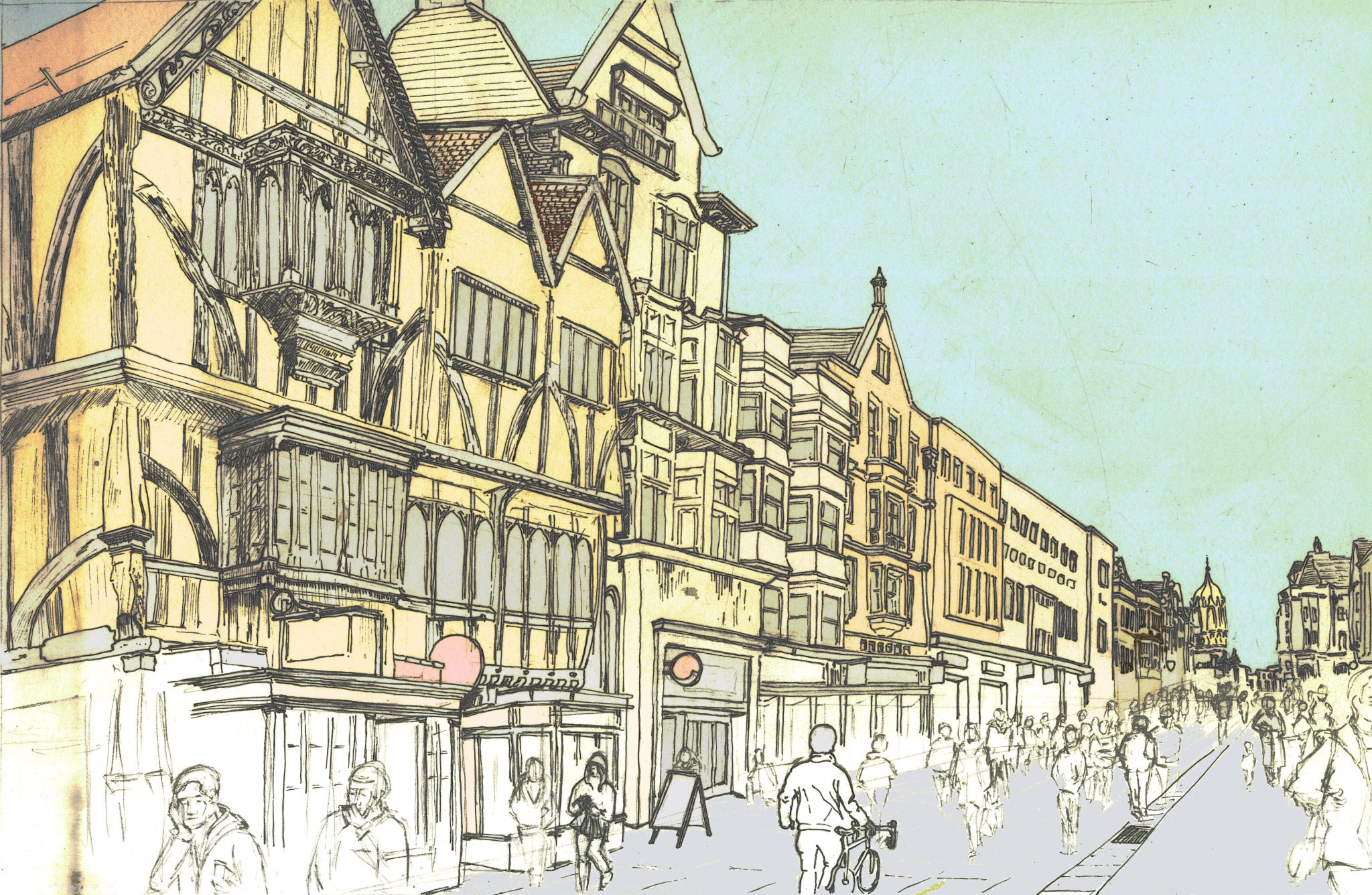 2048x1336 Oxford High St London Drawings