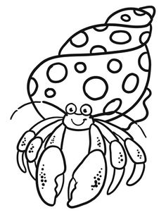 236x305 How To Draw A Hermit Crab Punch Tin Drawings
