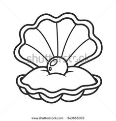 236x246 Clam With A Giant Pearl In It Clipart And Things