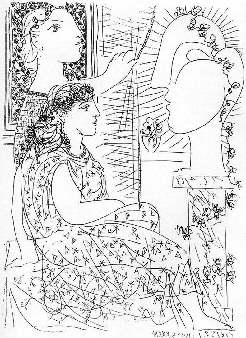 791x1088 Artist Picasso Dressed Models Via Pablo Picasso Medium