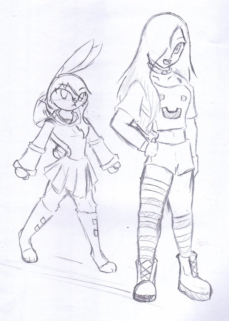 755x1059 Little Hikory And Her Human Self By Pace Maker