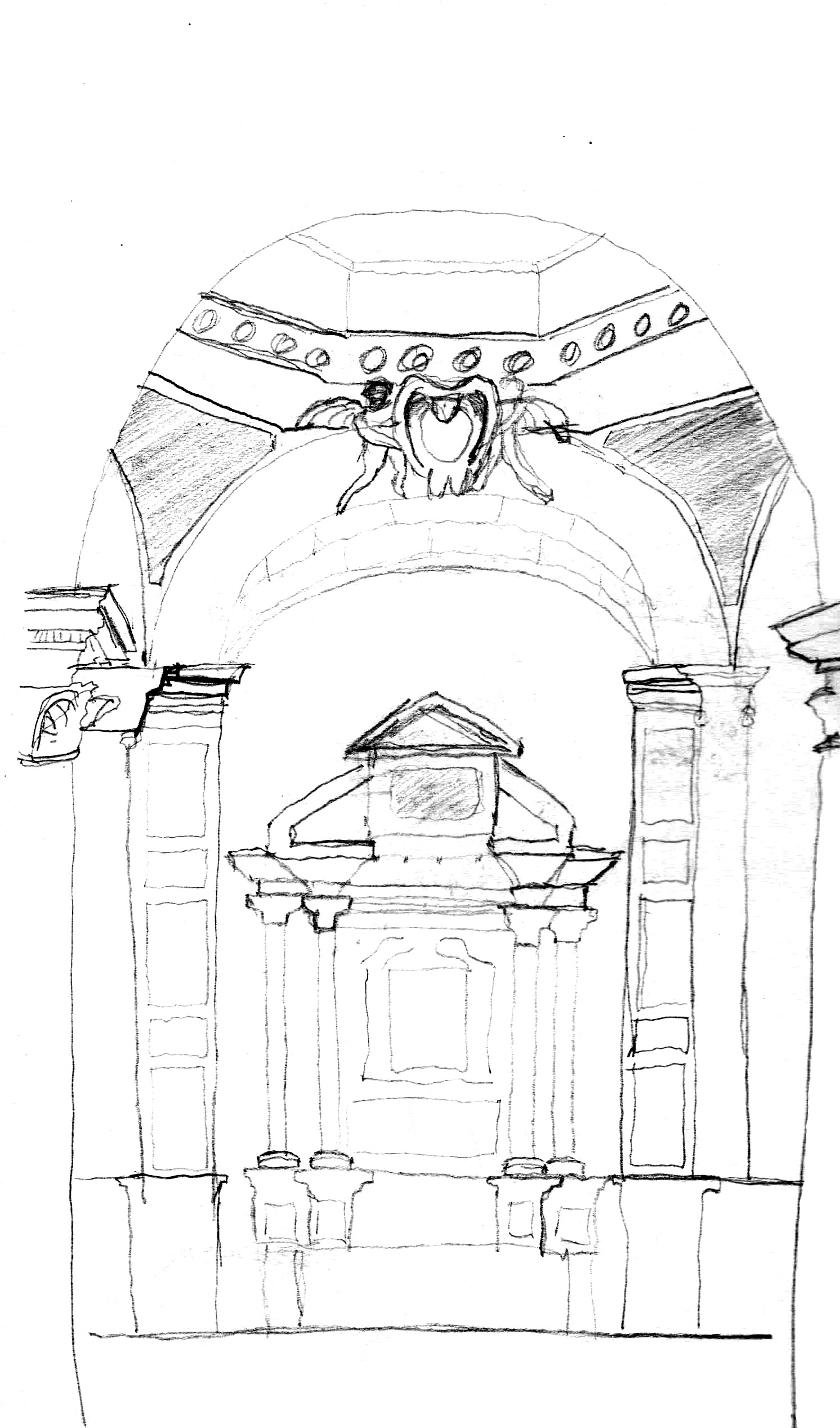 1492x2535 Baroque I Piazza Del Popolo To Santa Maria Della Pace Brad