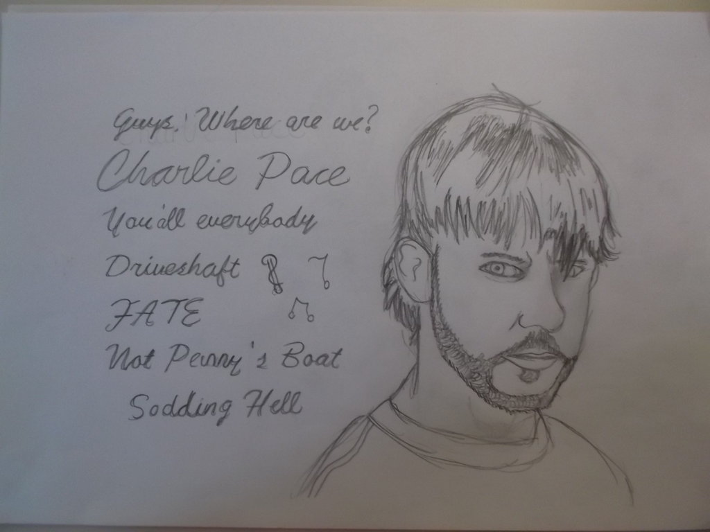 1024x768 Lost Charlie Pace Drawing By Torchwoodangelwho27