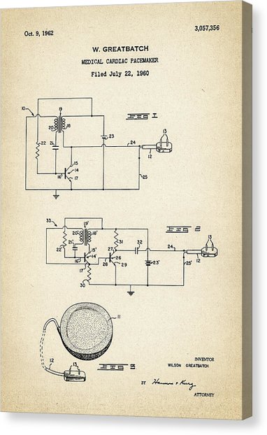 382x622 Pacemaker Canvas Prints
