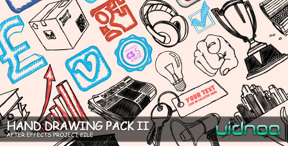 590x300 Hand Drawing Pack Ii By Vidnoadesign Videohive