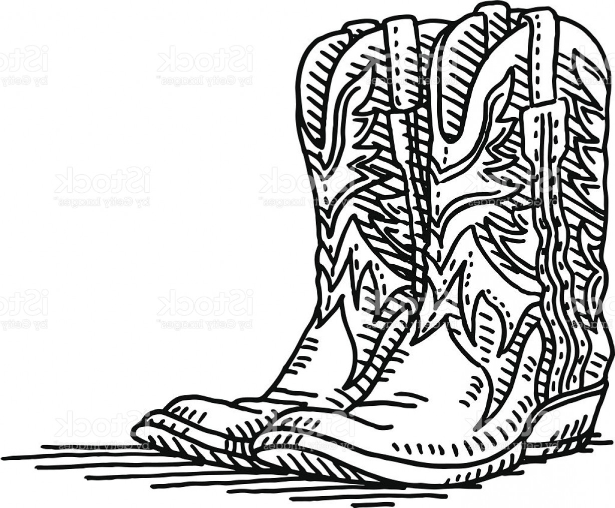 1228x1015 Cowboy Boots Pair Drawing Gm Createmepink