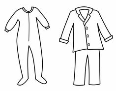236x185 Pajamas Coloring Page Super Classroom Ideas