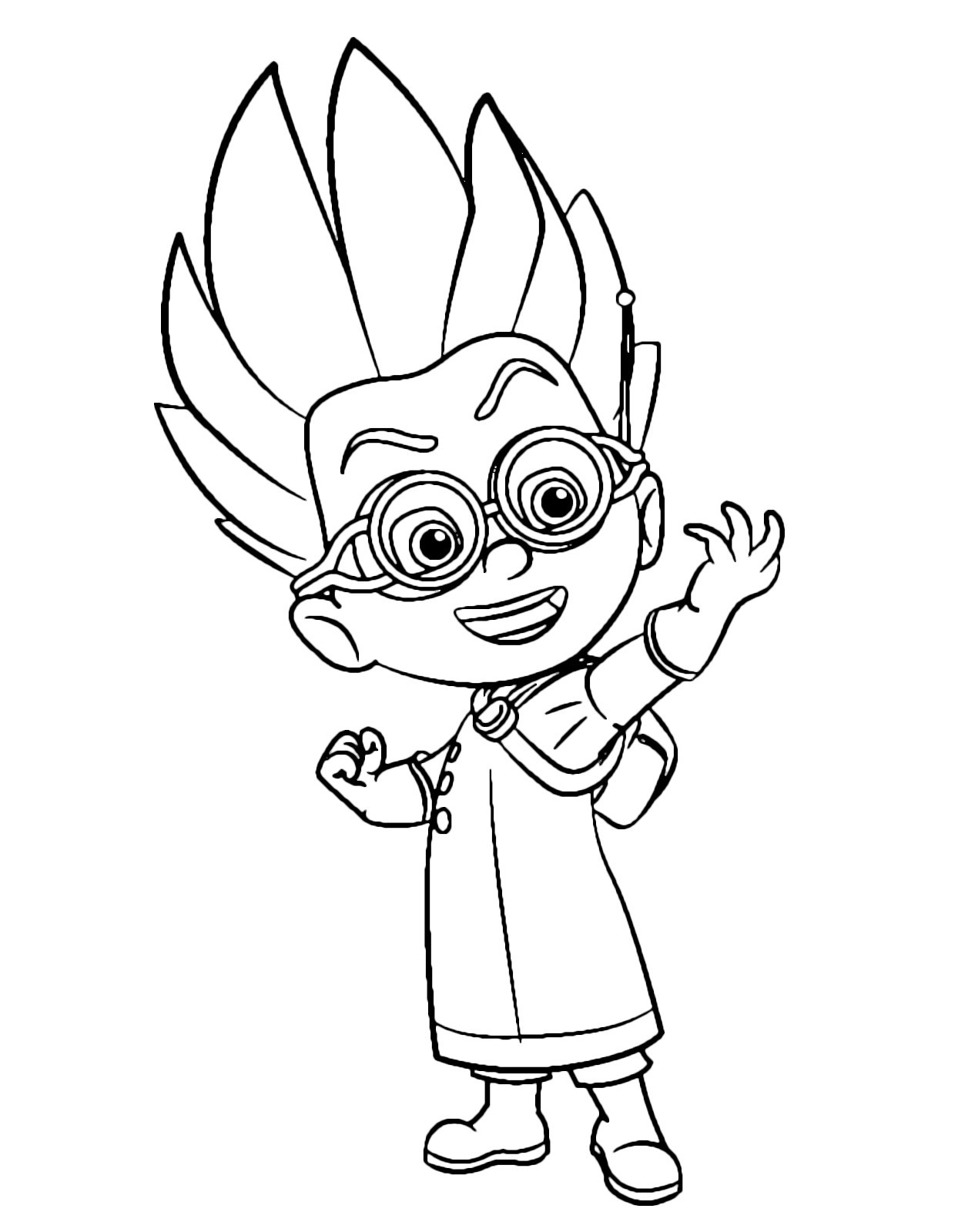 1244x1600 Pj Masks Gecko Coloring Pages Copy Pajama Hero Greg Is Gekko