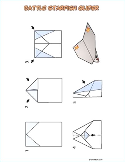 406x526 Origami Paper Airplanes That Fly