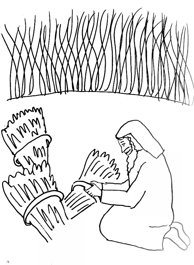 640x873 Bible Story Coloring Page For Parable Of Wheat And