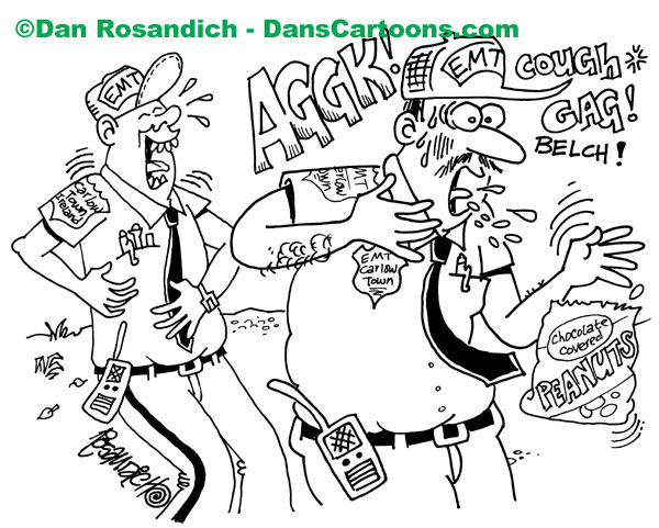 600x481 Paramedic Cartoons About Emts And Ambulance Services