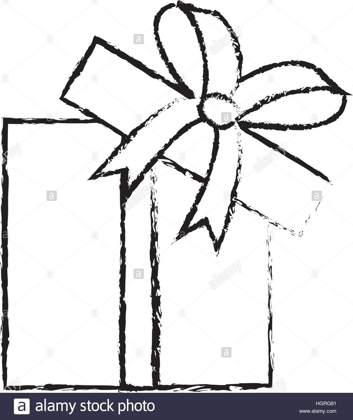 1168x1390 Open Gift Box Ribbon Parcel Shopping Sketch Vector Illustration