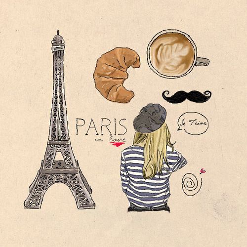 500x500 Paris, In Symbols Paris Wanderlust, Travel Stuff