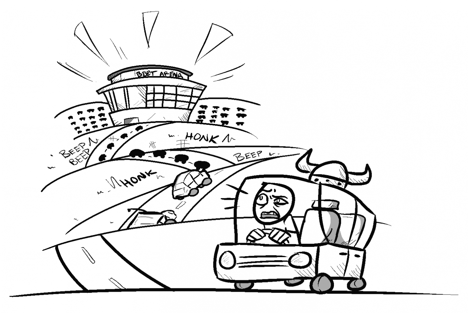 1501x1003 The Northerner Bearcats Bring Trouble With Parking And Traffic