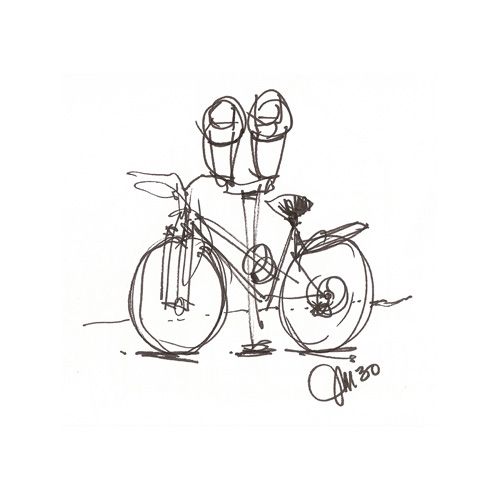 500x500 30 Second Sketch Easy Bike Parking, Ftw Sketching