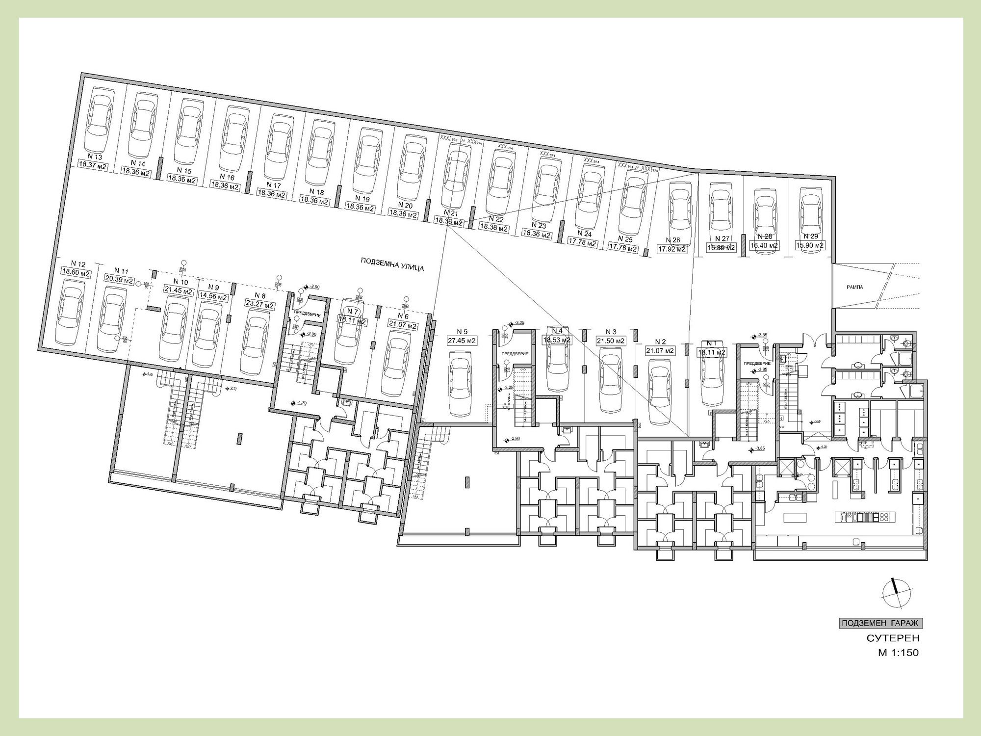 2000x1500 Underground Parking Plan