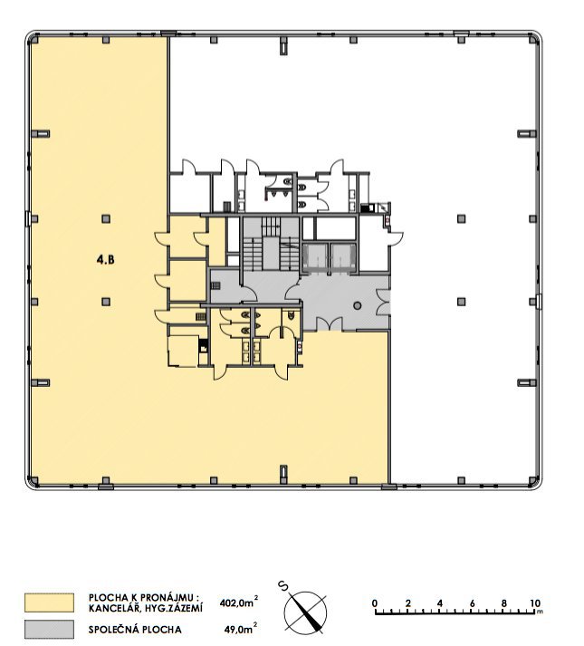 645x713 Prague, Office Space For Rent 436 Square Meters, Street
