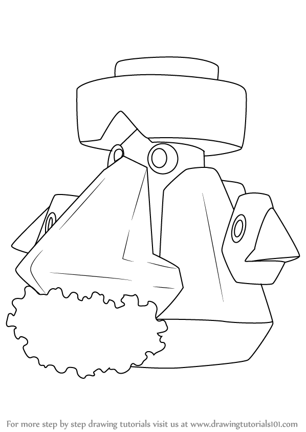 598x844 Learn How To Draw Probopass From Pokemon (Pokemon) Step By Step