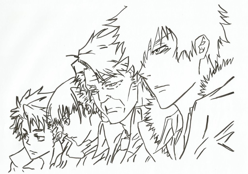 1024x718 Psycho Pass Line Art By Lucentraenna