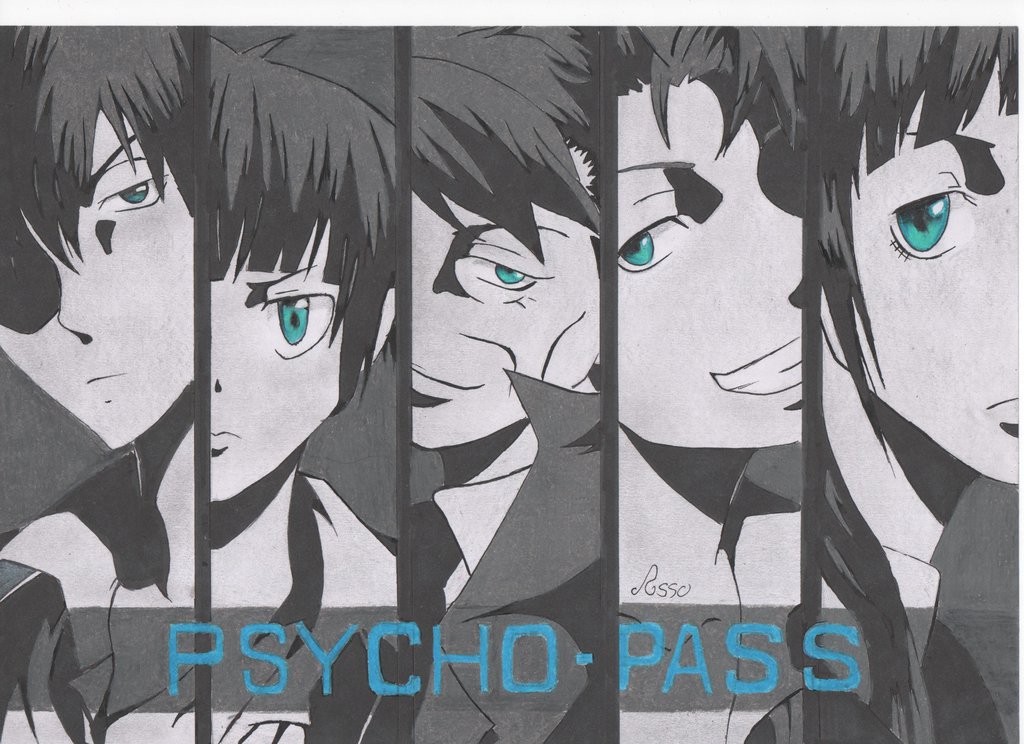 1024x744 Psycho Pass Draw By Rosso97uchiha