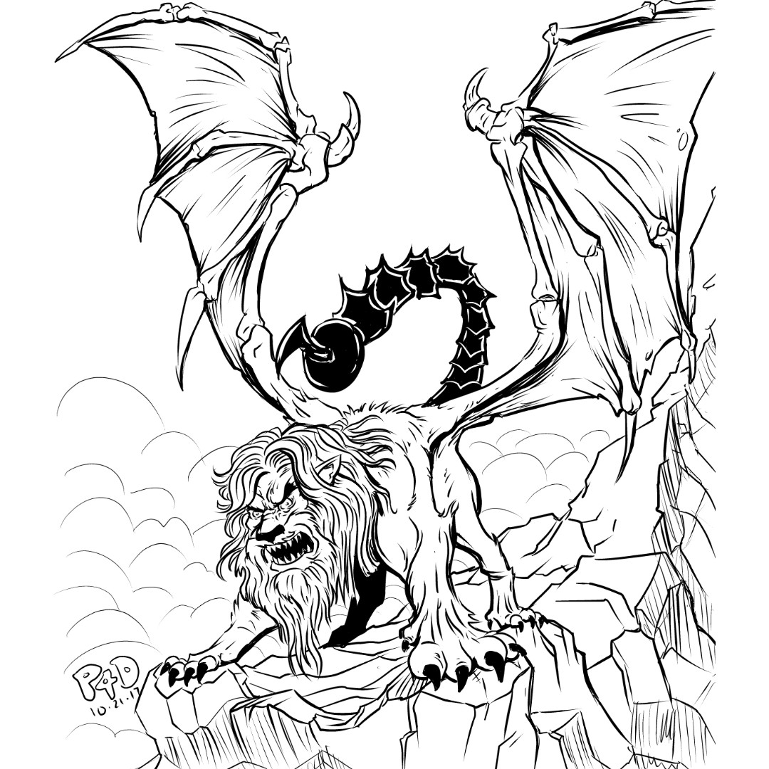 1080x1080 Passion Four Drawing