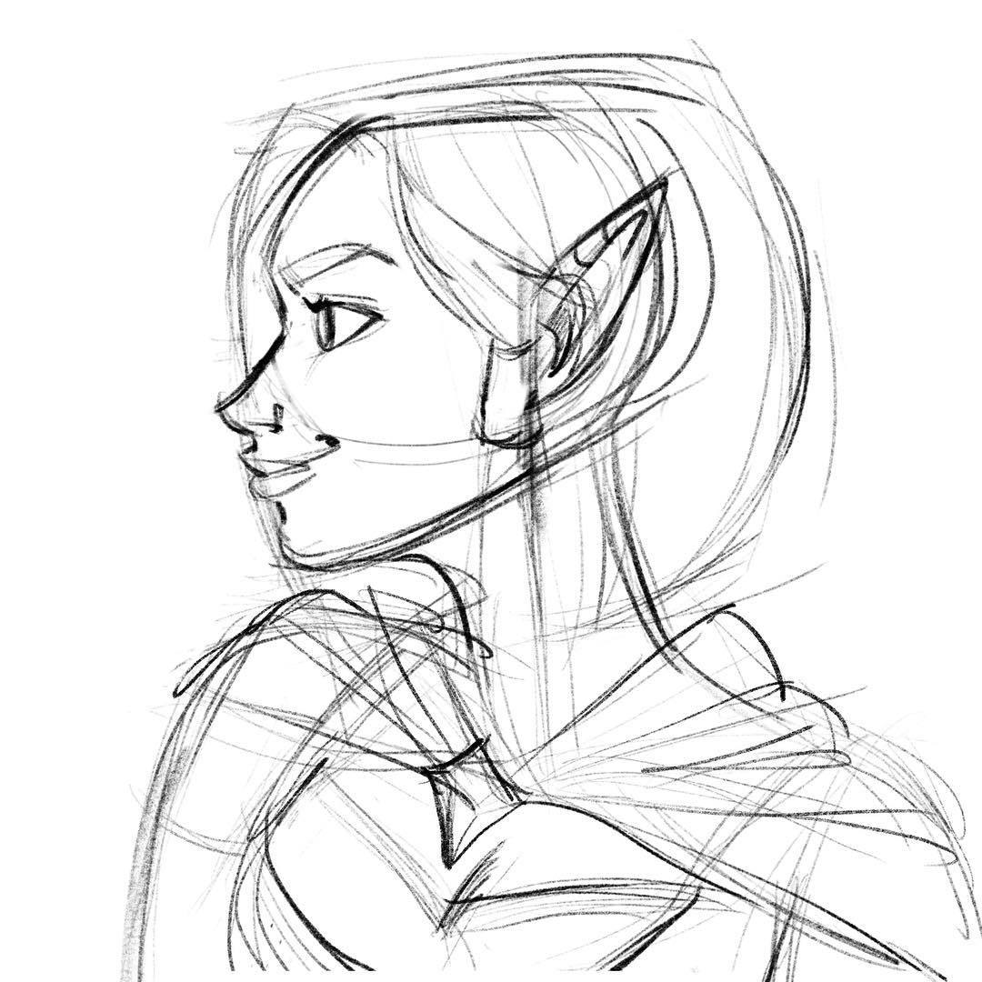 1080x1080 Sabrina Johnson Art Practicing Drawing Eleven From Stranger