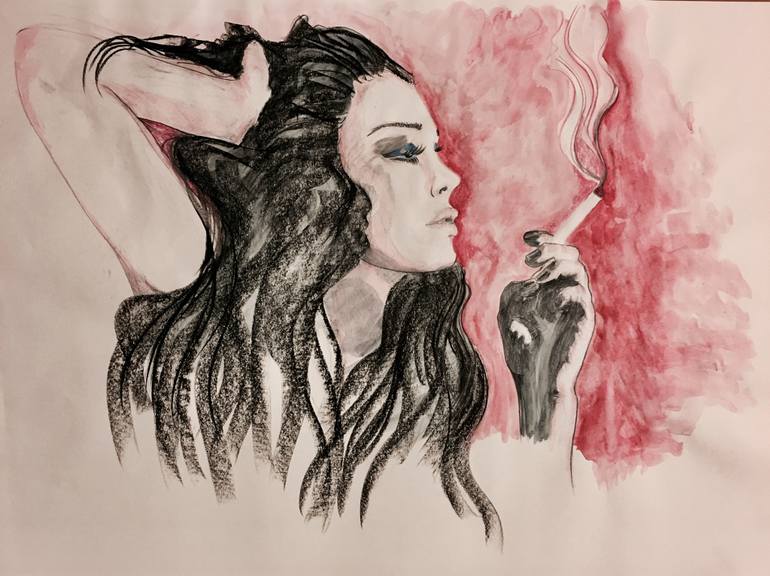 770x576 Saatchi Art Passion Drawing By Aida Novosel Savic