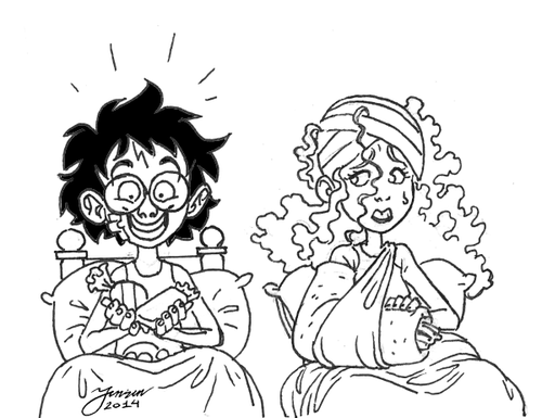 500x385 Pencil Monkey's Drawings Are Bananas