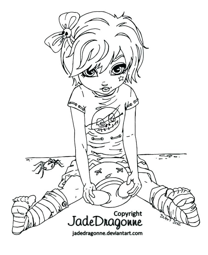 671x819 Goth Coloring Pages Coloring Pages Medium Size Of Coloring