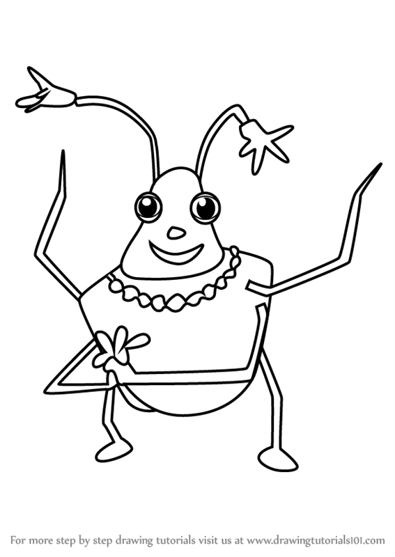 567x800 Learn How To Draw Stinky From Miss Spider's Sunny Patch Friends