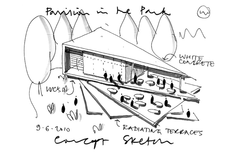 900x590 Pavilion In The Park Concept Sketch Waddington Architects