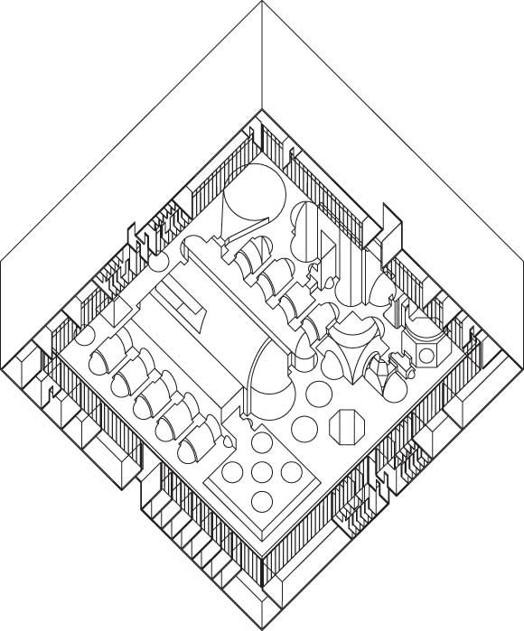 580x699 Baukuh, Italian Pavilion, Shanghai Expo 2010 Axons
