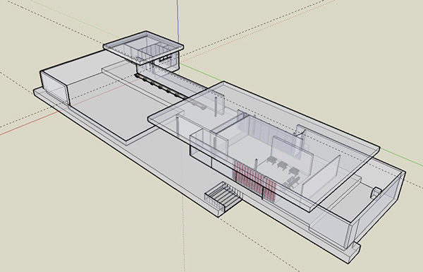 600x385 Midterm Drawing Barcelona Pavilion Memories Of Architecture Student
