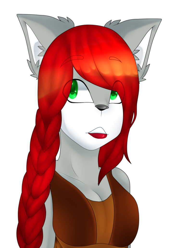 774x1032 Wolf Girl Draw Pay By Dess Kunps