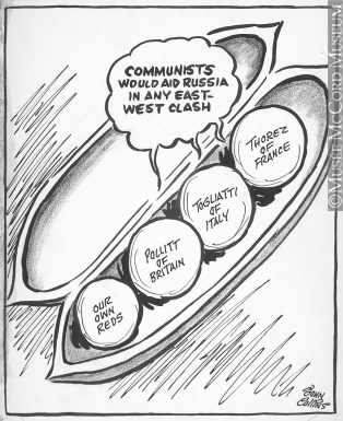 314x385 M965.199.1110 Peas In A Pod. Drawing, Cartoon John Collins