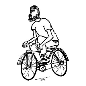 300x300 Bicycle Pedal Drawings Fine Art America