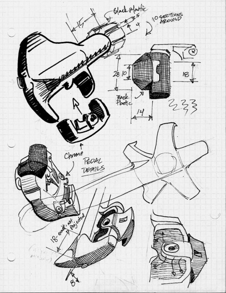 463x600 Bicycle Pedal Detail By Andrew Paquette