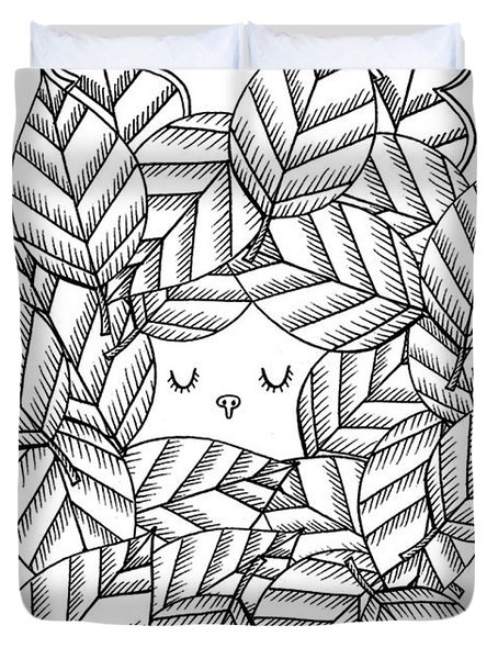 454x600 Pen And Ink Owl Drawing Duvet Covers Fine Art America