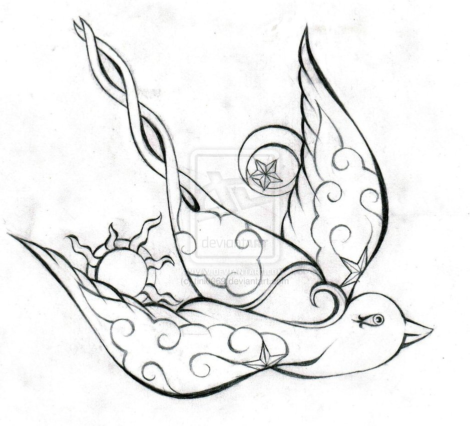 939x851 Pencil Drawings Of Flowers And Birds Pencil Drawings Of Flowers