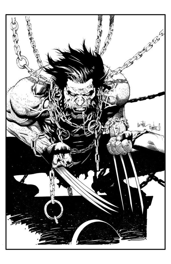 600x927 Wolverine Commission Ink 2 By Ernestj23 On Arte Comic