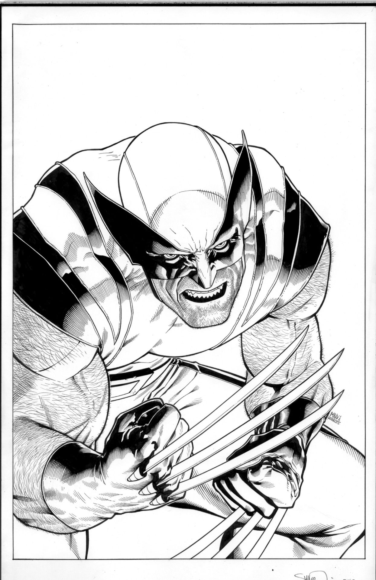 1244x1920 Wolverine Inks By Mark Morales Pencil By Steve Mcniven Comics