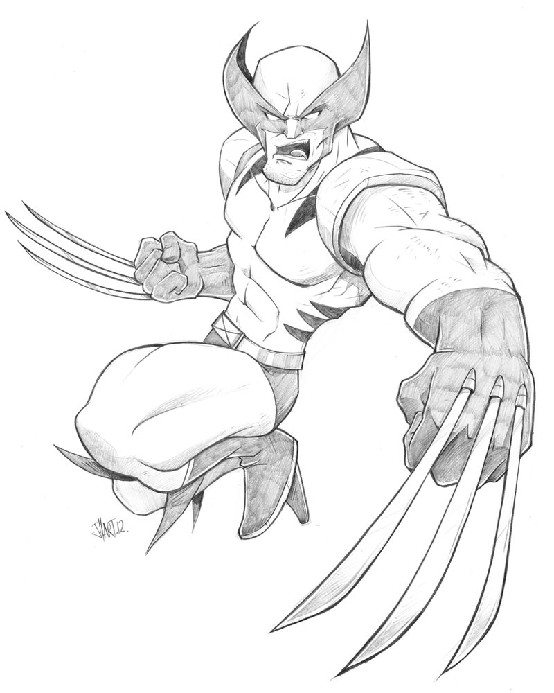 800x1000 Wolverine Pencils By Spewtank