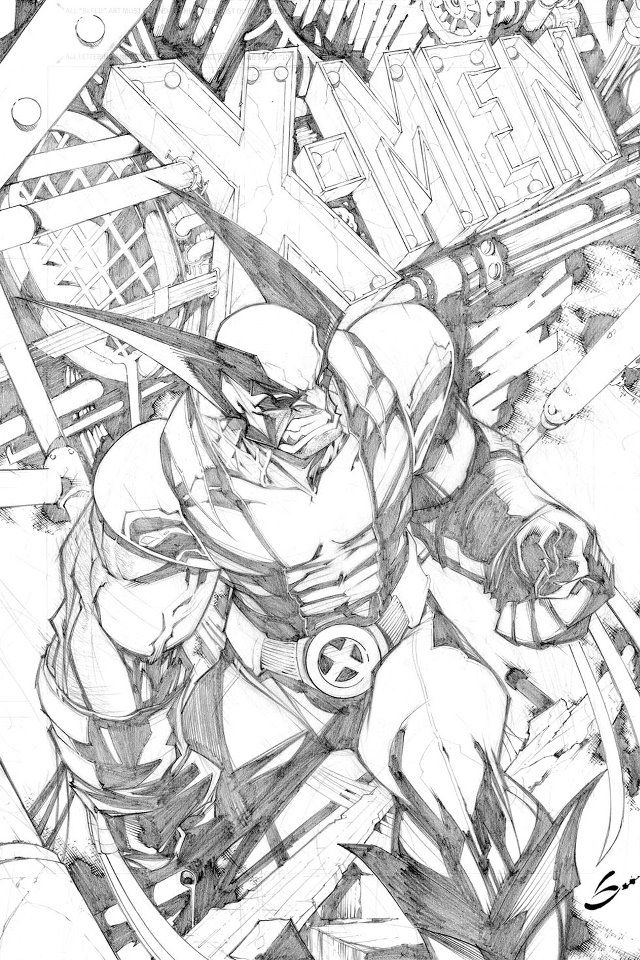 640x960 Wolverine Pencil Art By Gerardo Sandolav! (Marvel Comics) Comix