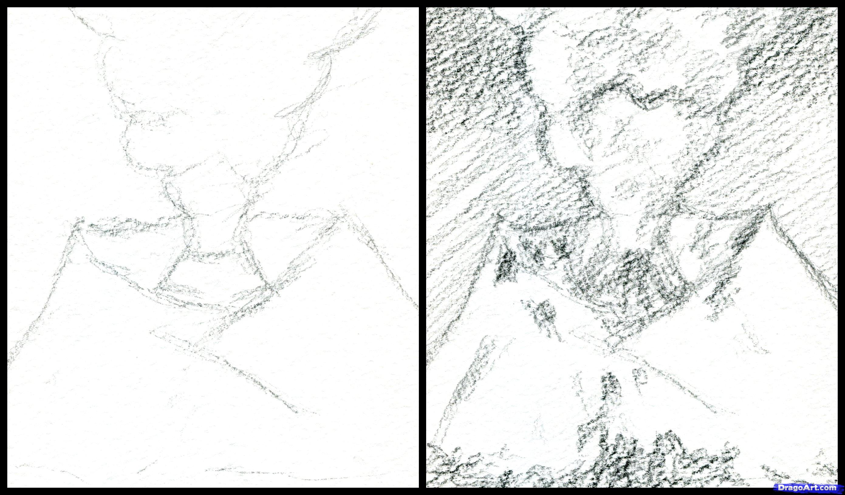 2782x1629 Drawn Volcano Pencil Drawing