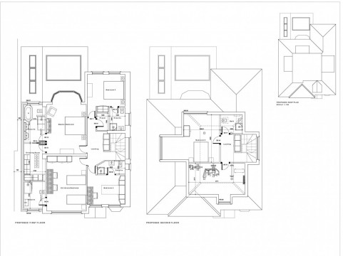 481x360 Double Storey Side And Rear Extension, New Basement, Roof