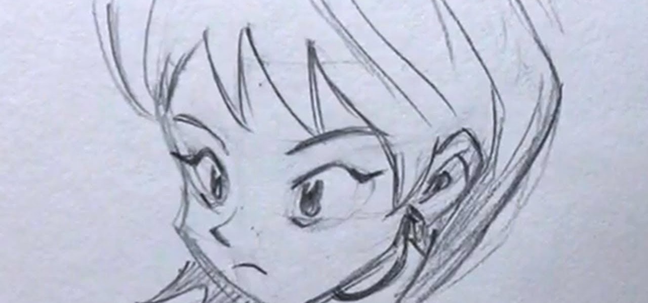 1280x600 How To Draw Manga Faces 34 View Tilted Down Drawing
