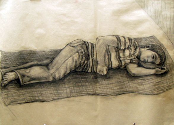 587x424 Young Man Lying Down By Dezzo